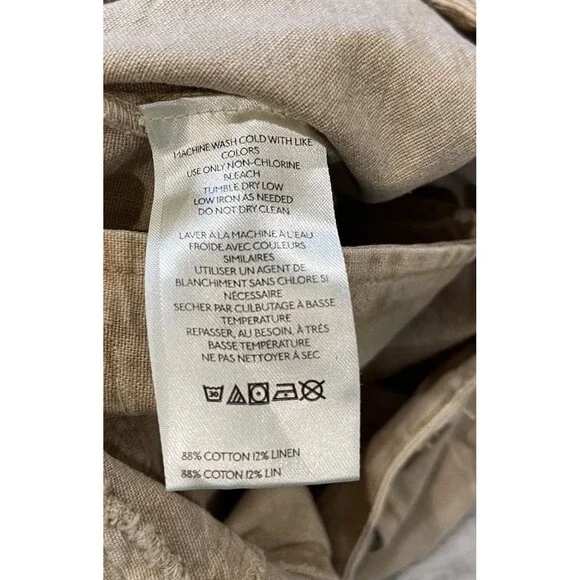 Free People Sweet Talk Chino Wide Leg Pants in Croissant - Picture 8 of 8